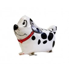 White Spotted Dog Walking Pet Balloon