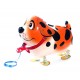 Walking Pet Orange Spot Dog Walking Animals Pet Party Helium Balloon